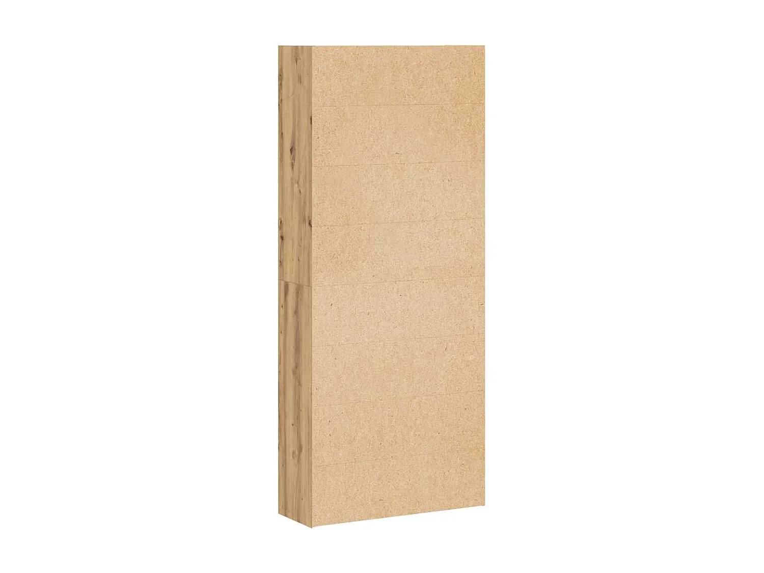 Handgemaakte eikenhouten boekenkast 80x30x189 cm bewerkt hout