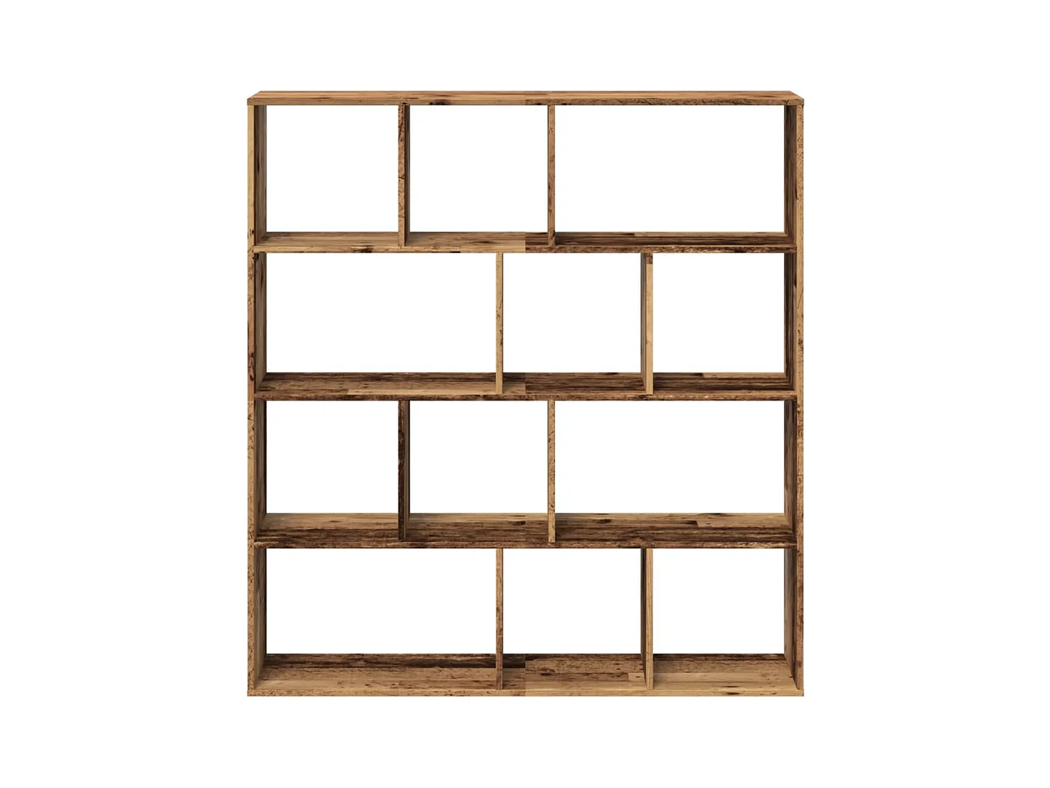 Bibliothèque vieux bois 132x29x141,5 cm bois d'ingénierie