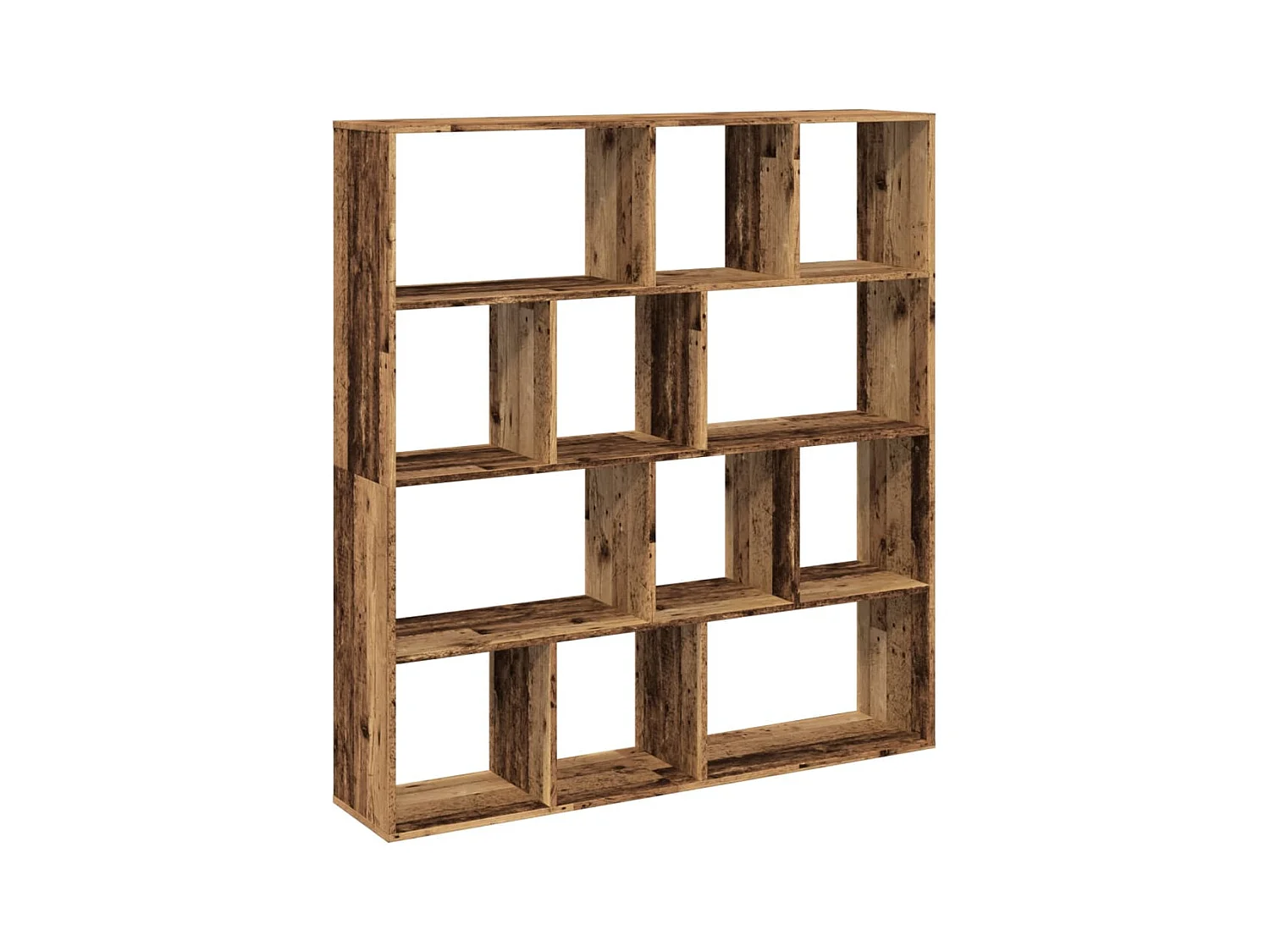 Bibliothèque vieux bois 132x29x141,5 cm bois d'ingénierie