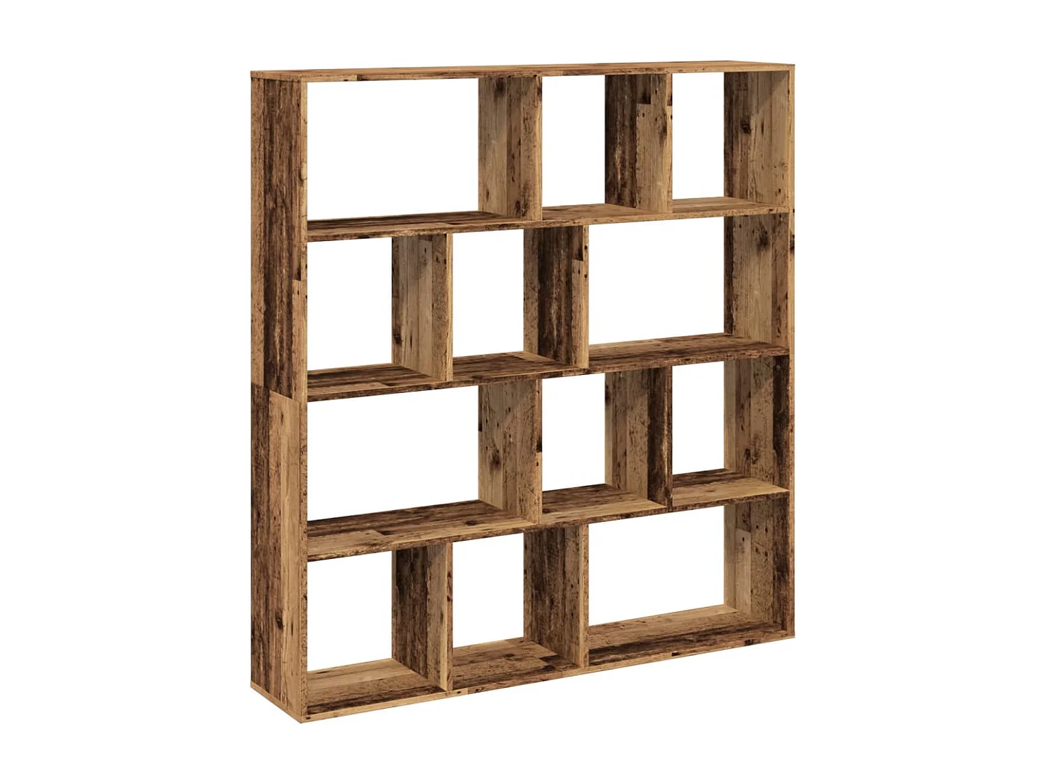 Bibliothèque vieux bois 132x29x141,5 cm bois d'ingénierie