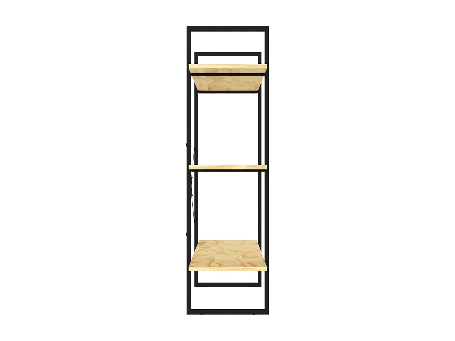 Bibliothèque à 3 niveaux 100x30x105 cm Bois de pin massif