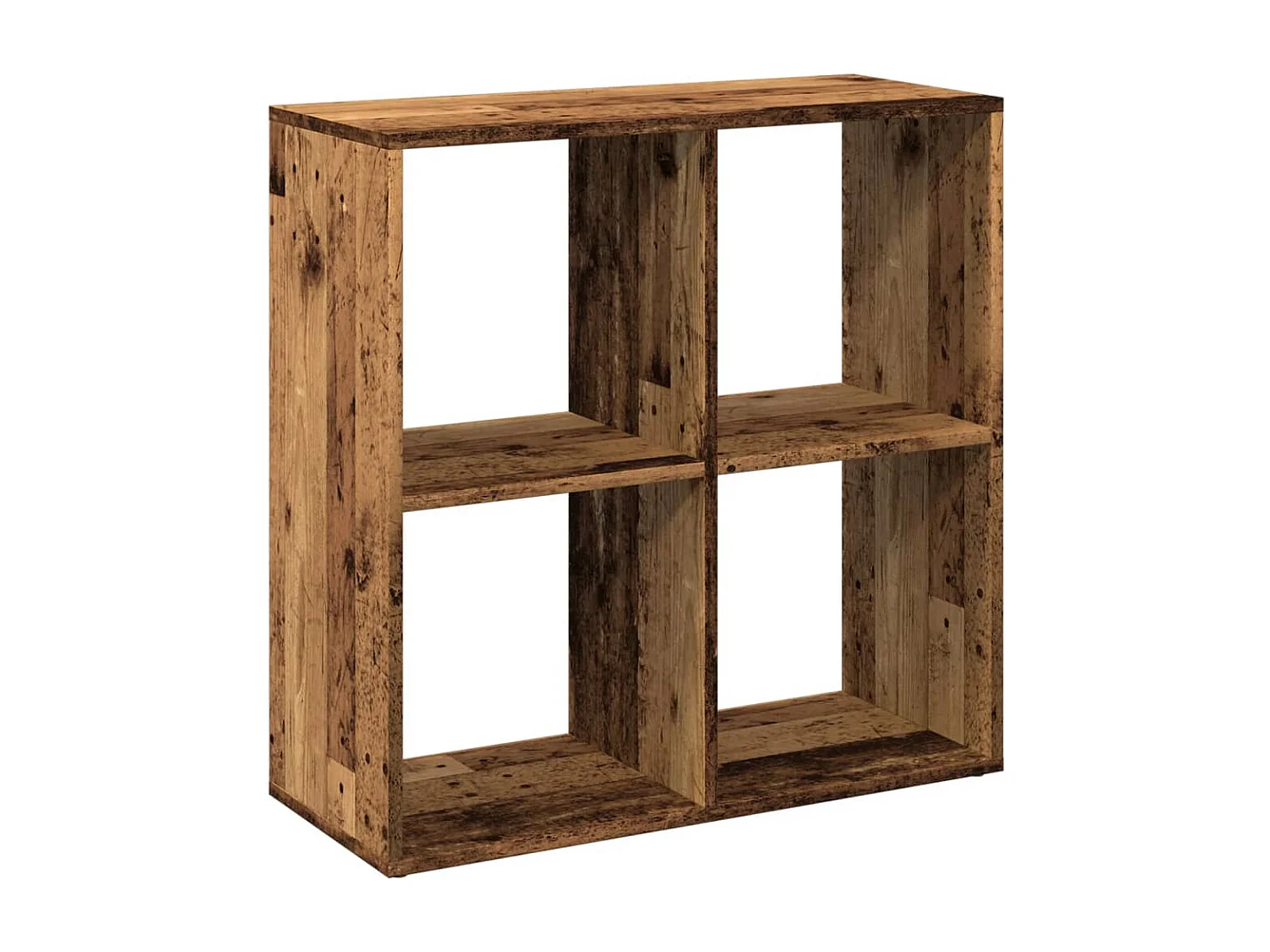 Mensola divisoria in legno vecchio 69,5x29x69,5 cm