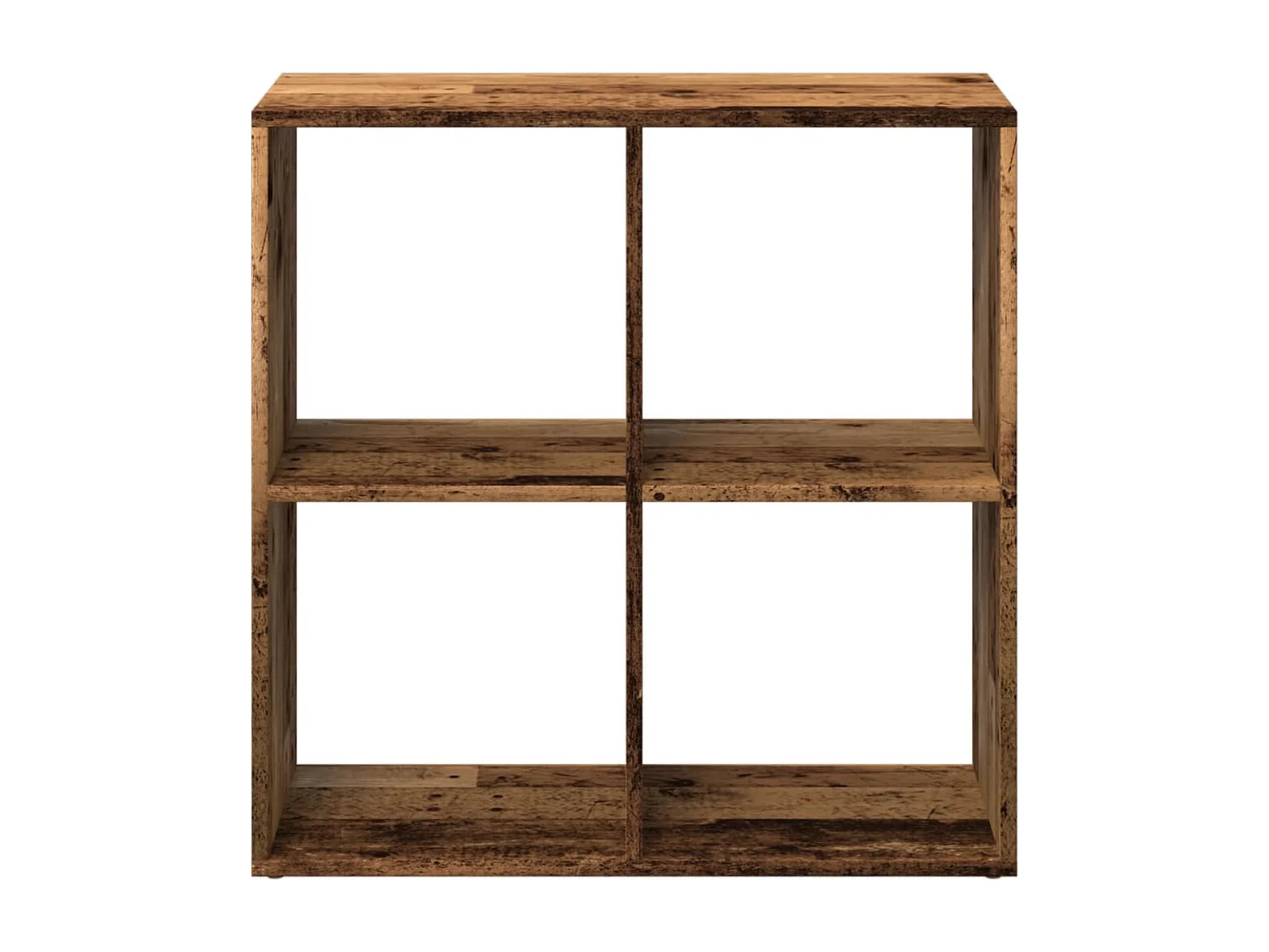 Mensola divisoria in legno vecchio 69,5x29x69,5 cm