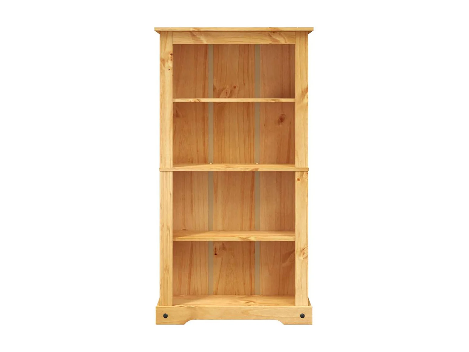 Bibliothèque 4 niveaux Gamme Corona Pin mexicain 80x29x150 cm