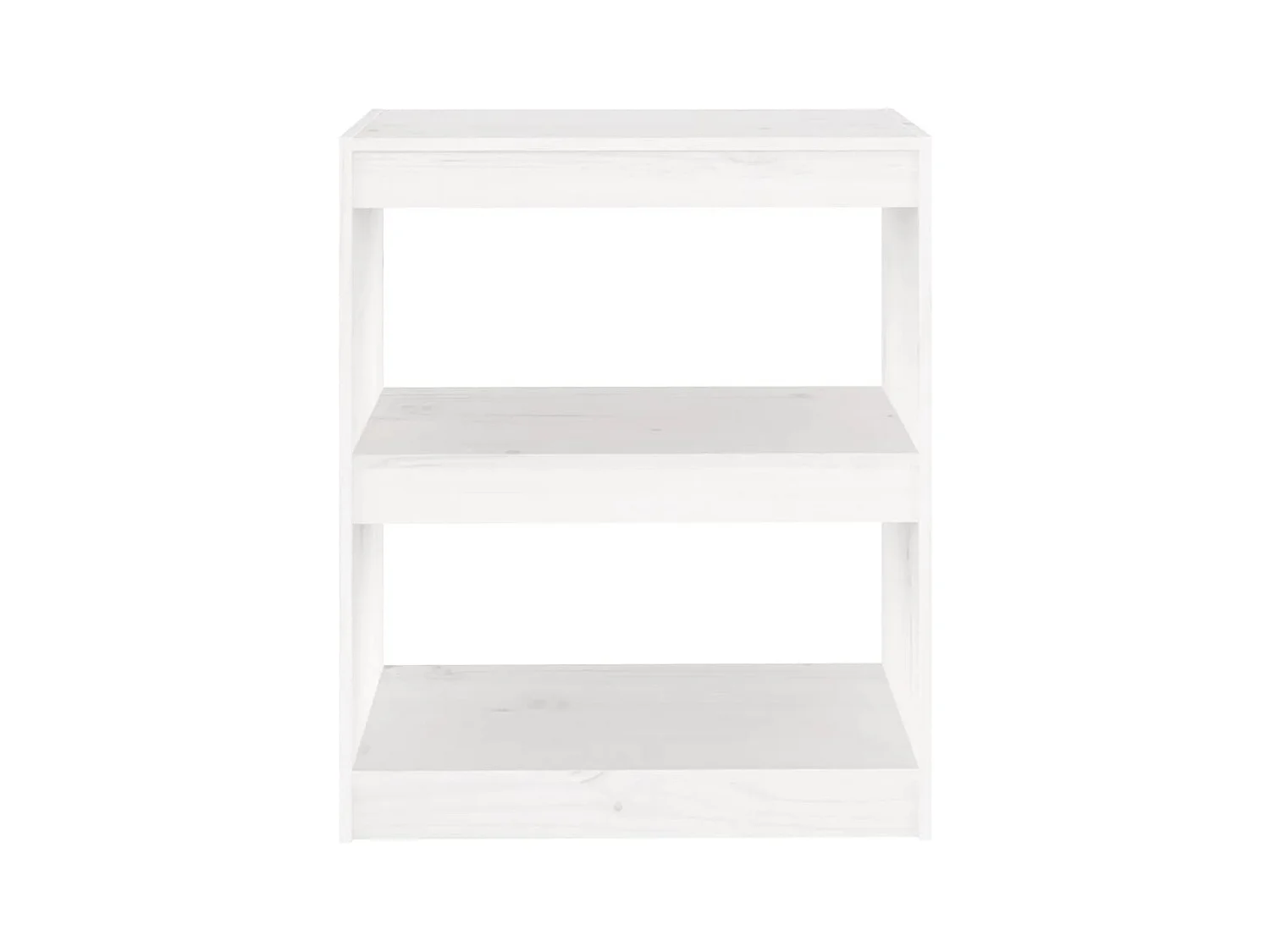 Libreria/Divisorio Bianco 60x30x71,5 cm Pino Massiccio