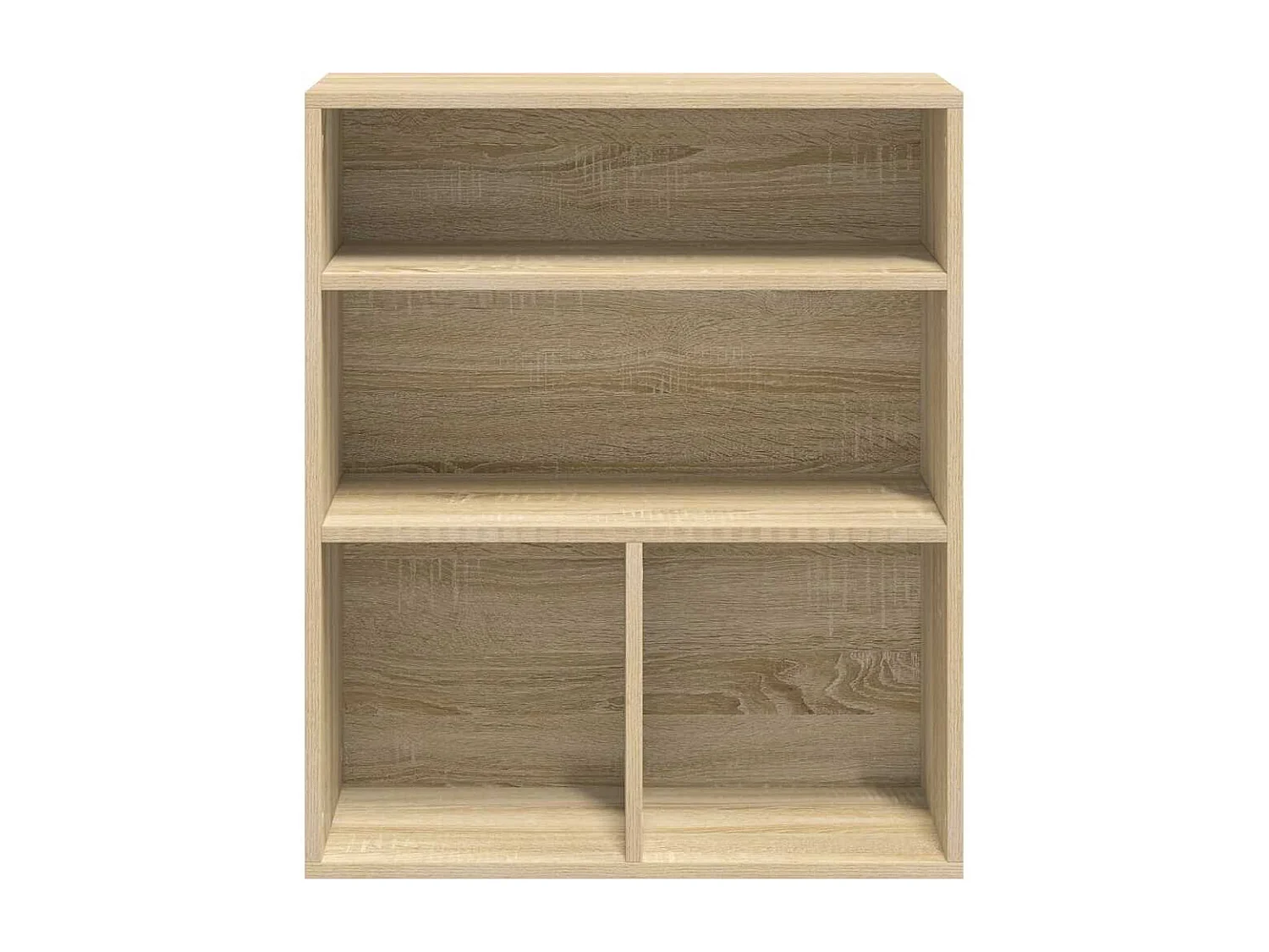 Libreria in rovere Sonoma 60x30x71,5 cm in legno ingegnerizzato