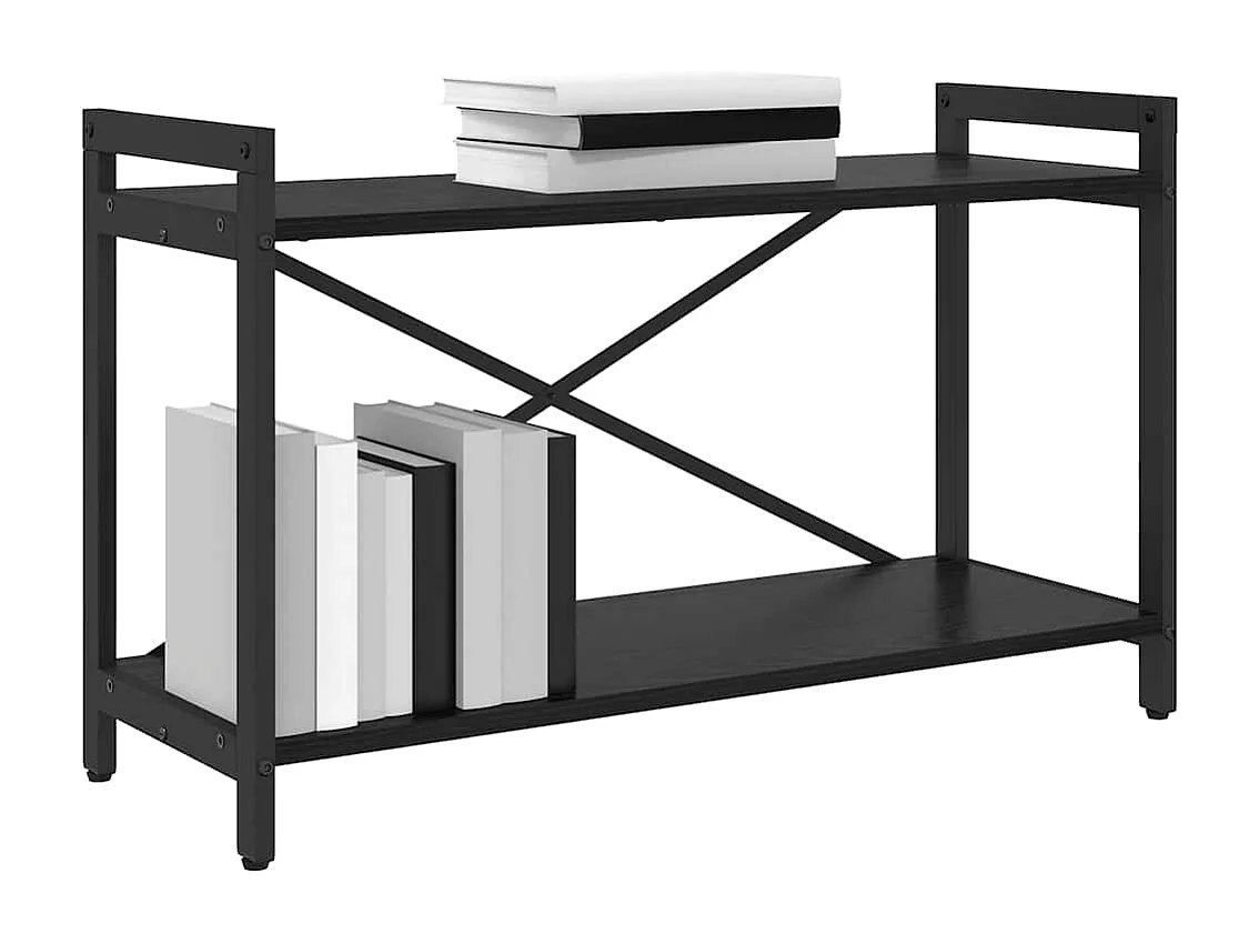 Bibliothèque Chêne noir 80 x 30 x 48.5 cm Bois d'ingénierie