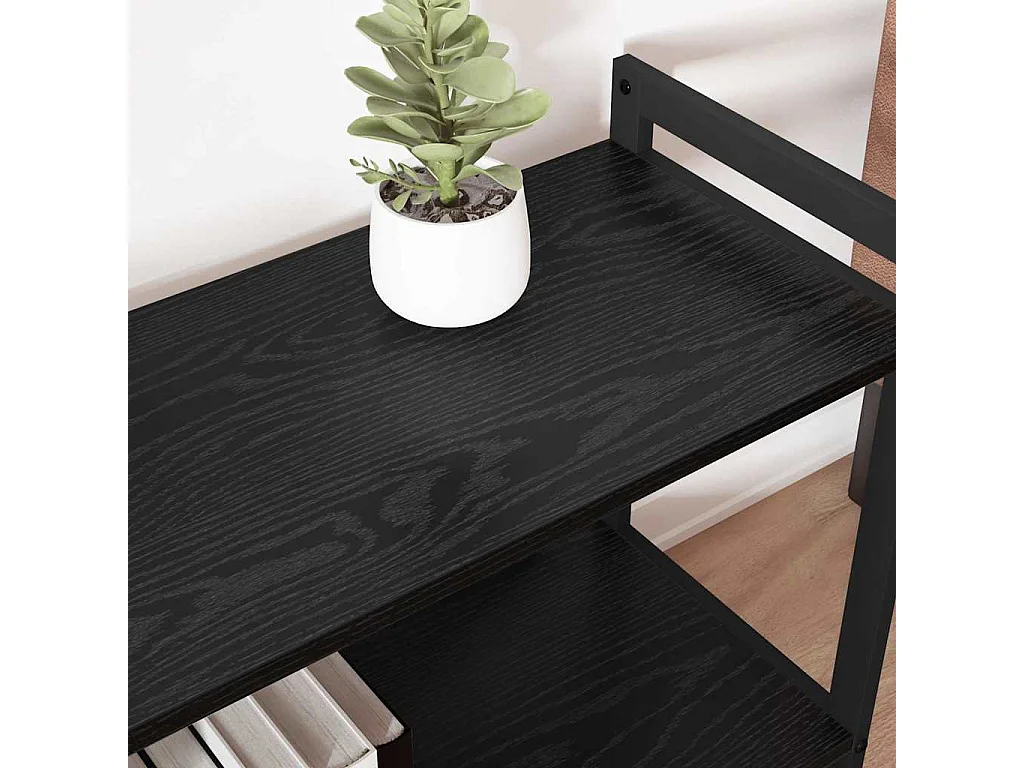 Bibliothèque Chêne noir 80 x 30 x 48.5 cm Bois d'ingénierie