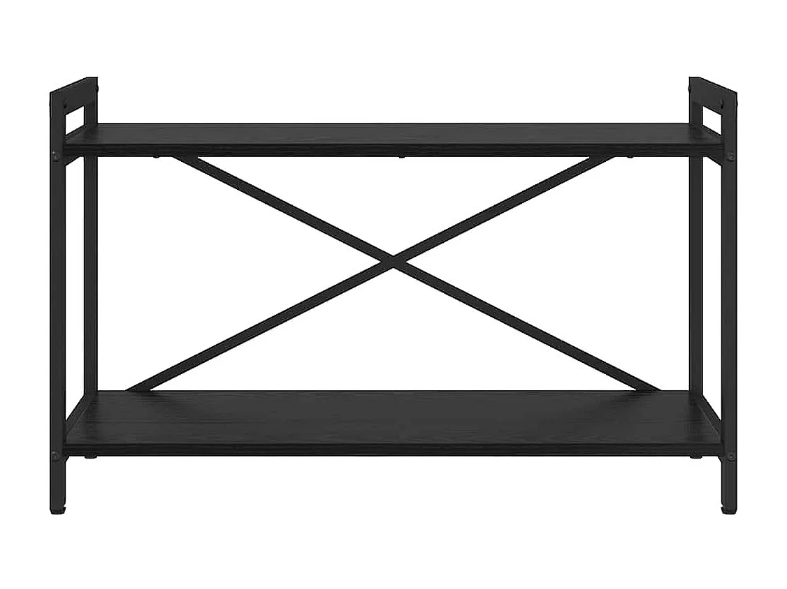 Bibliothèque Chêne noir 80 x 30 x 48.5 cm Bois d'ingénierie