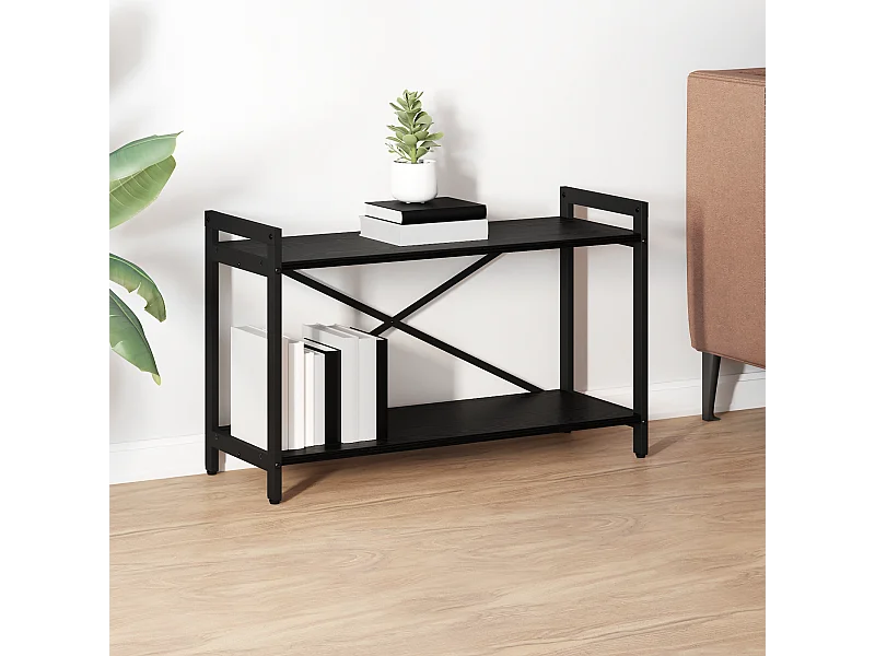 Bibliothèque Chêne noir 80 x 30 x 48.5 cm Bois d'ingénierie