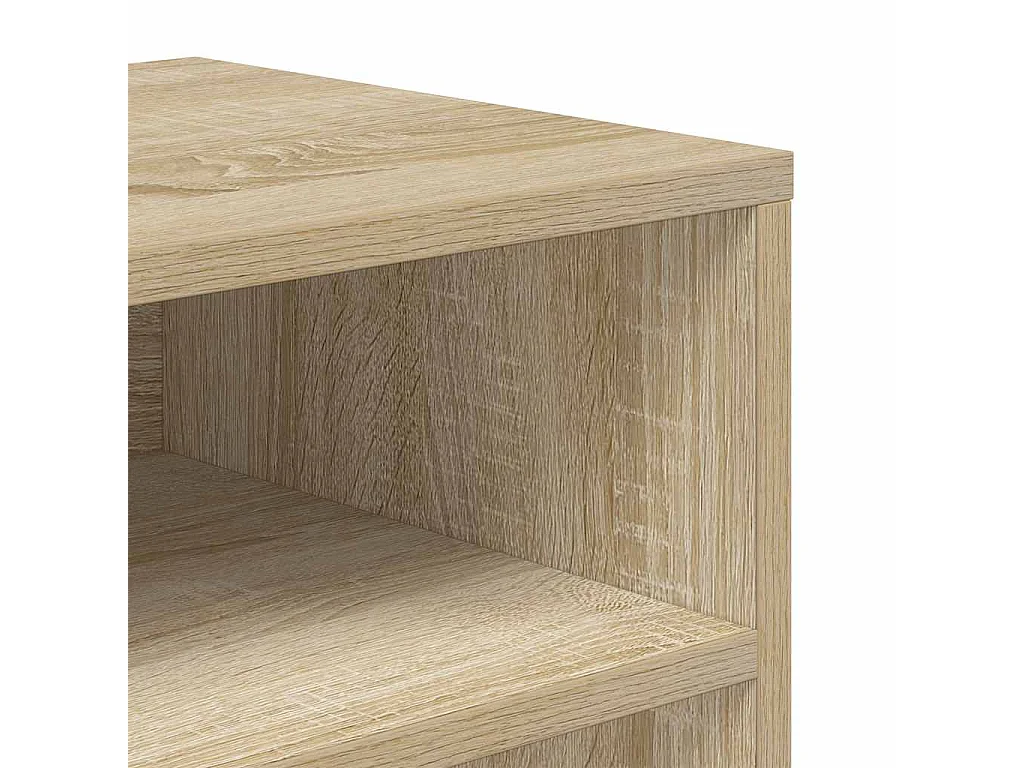 Bücherregal aus Sonoma-Eiche, 66 x 31 x 80 cm, Holzwerkstoff