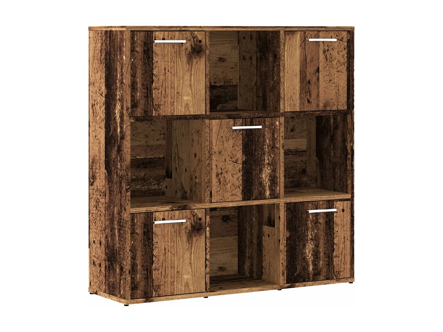 Libreria in legno antico 90x28x90 cm in legno ingegnerizzato