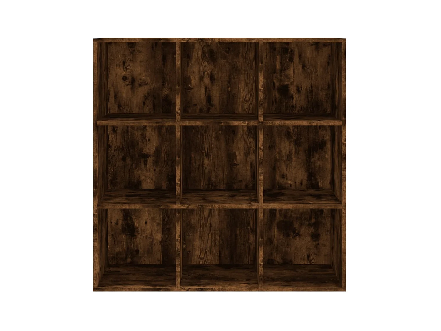 Armoire à livres chêne fumé 98x29x97,5 cm