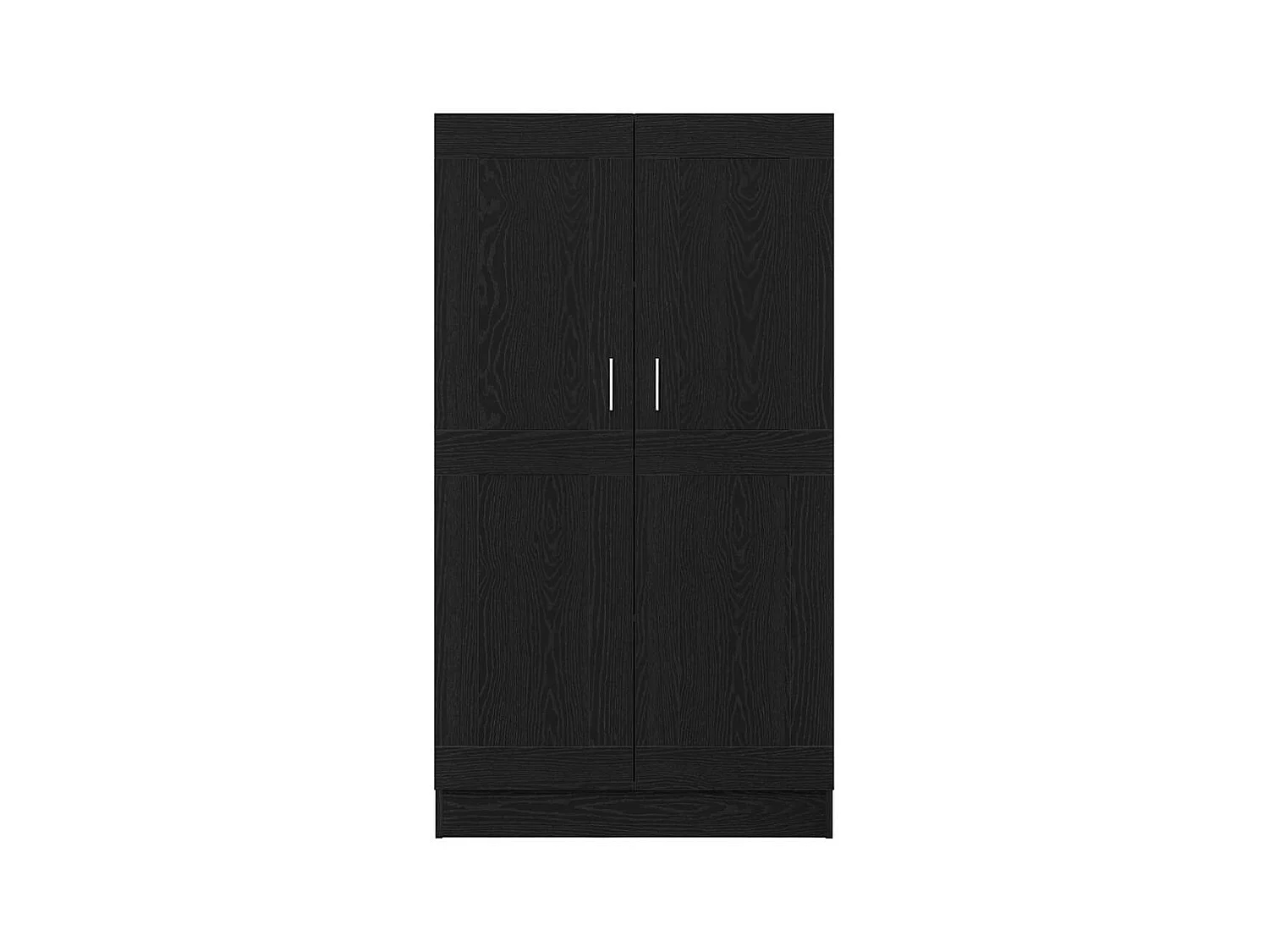 Armoires à livres en chêne noir - Lot de 2, 165x30,5x150 cm, en bois d'ingénierie