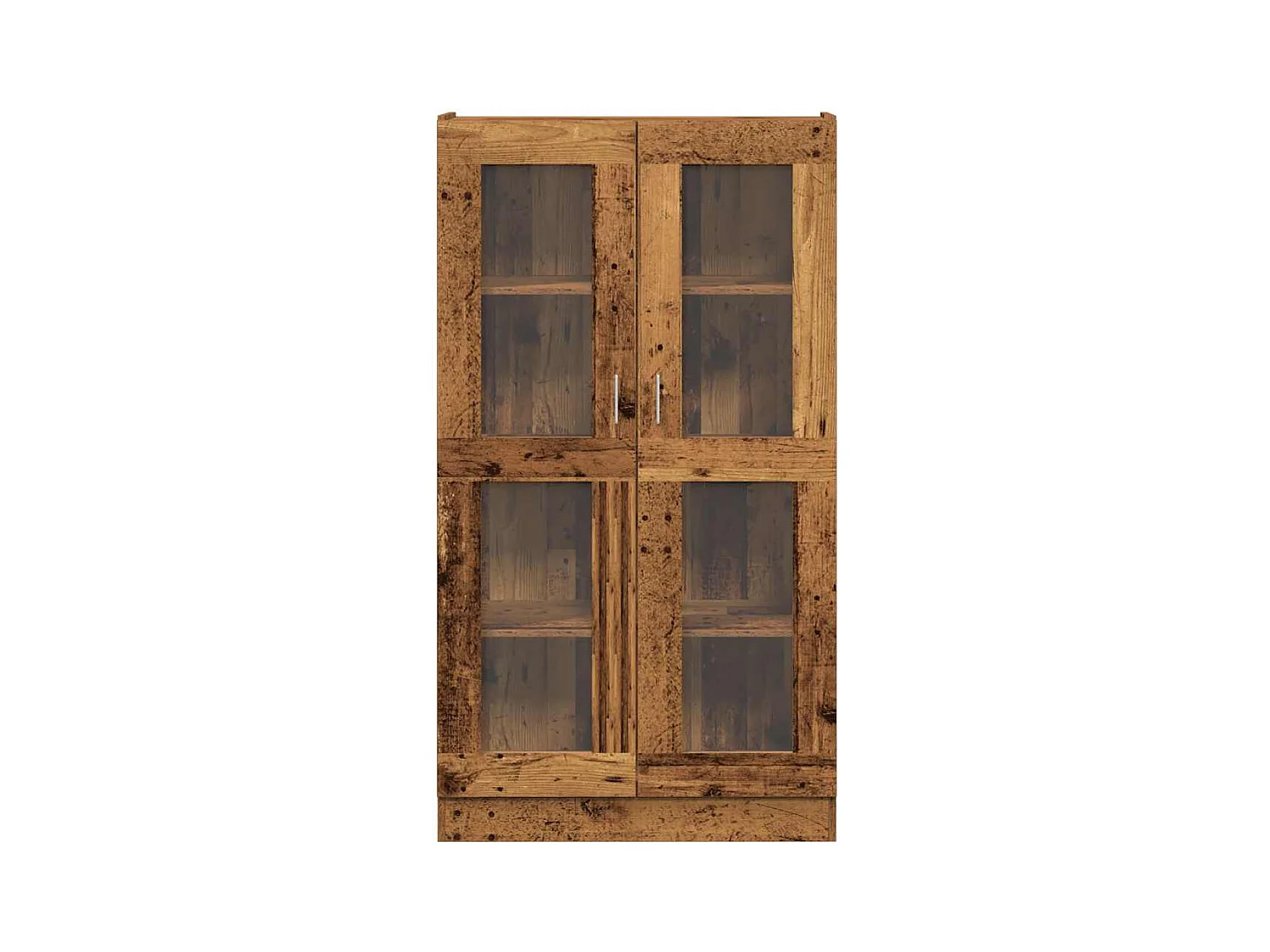 Credenza alta in legno vecchio 82,5x30,5x150 cm in legno ingegnerizzato