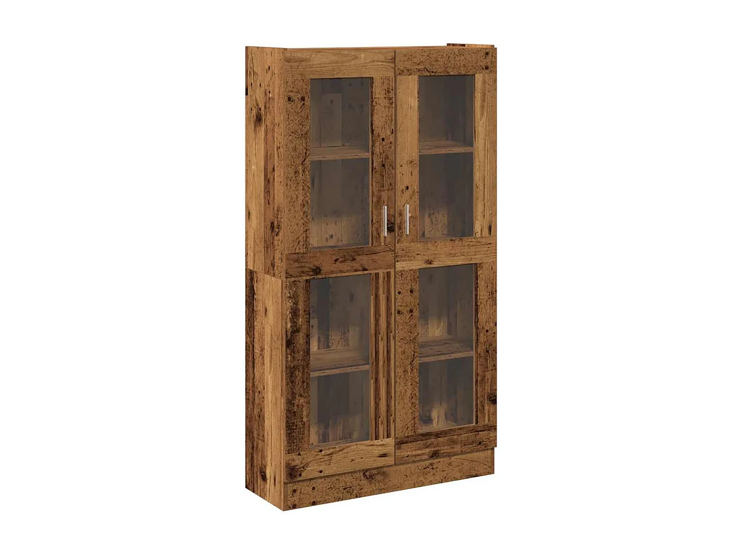 Aparador alto madera vieja 82,5x30,5x150 cm madera contrachapada