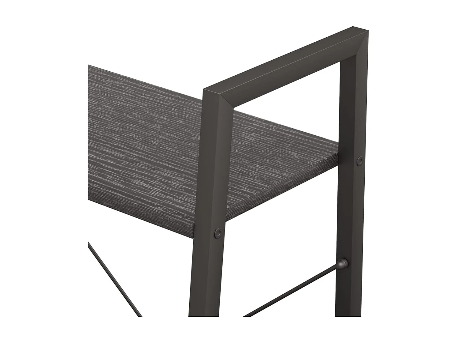 Étagère sur pied 3 niveaux Noir 56x35x108 cm