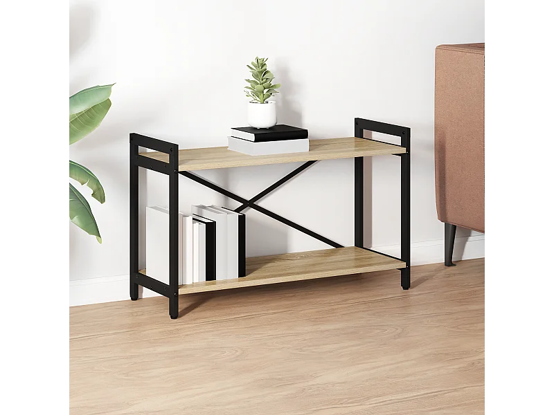 Bibliothèque Chêne sonoma 80 x 30 x 48.5 cm Bois d'ingénierie