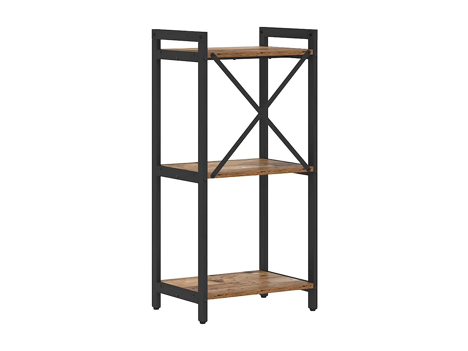 Libreria in legno antico 40 x 30 x 83 cm Legno ingegnerizzato