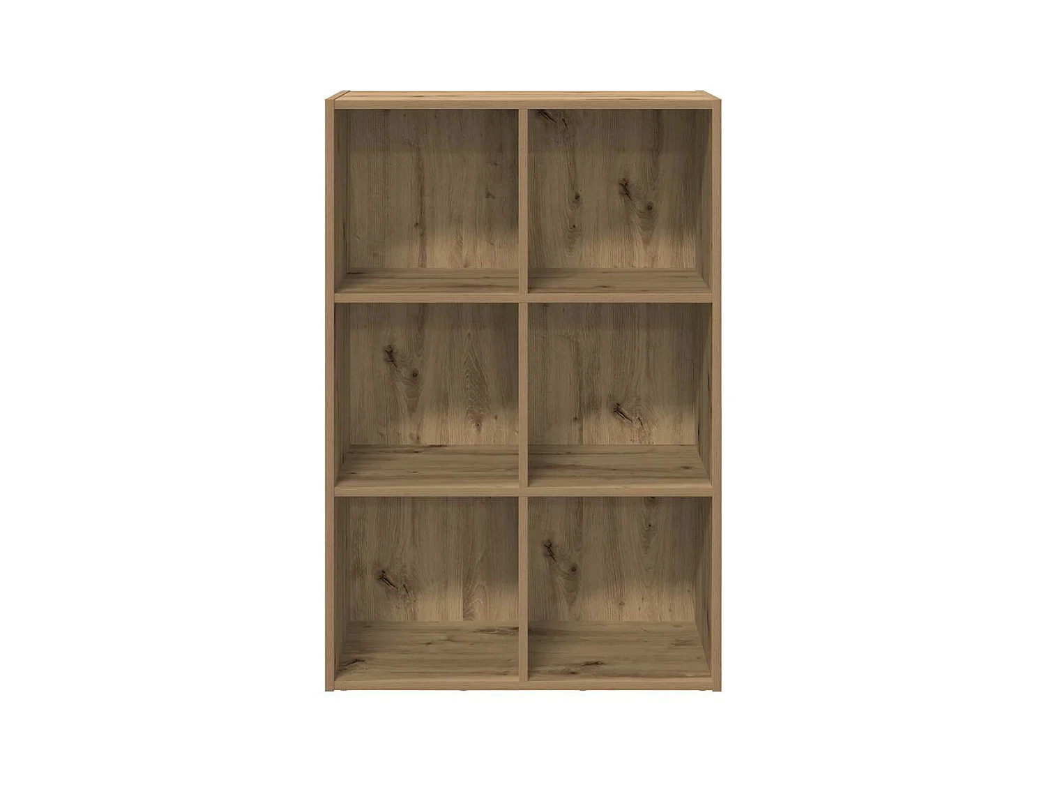 Bibliothèque/Buffet chêne artisanal 66x30x98 cm bois ingénierie