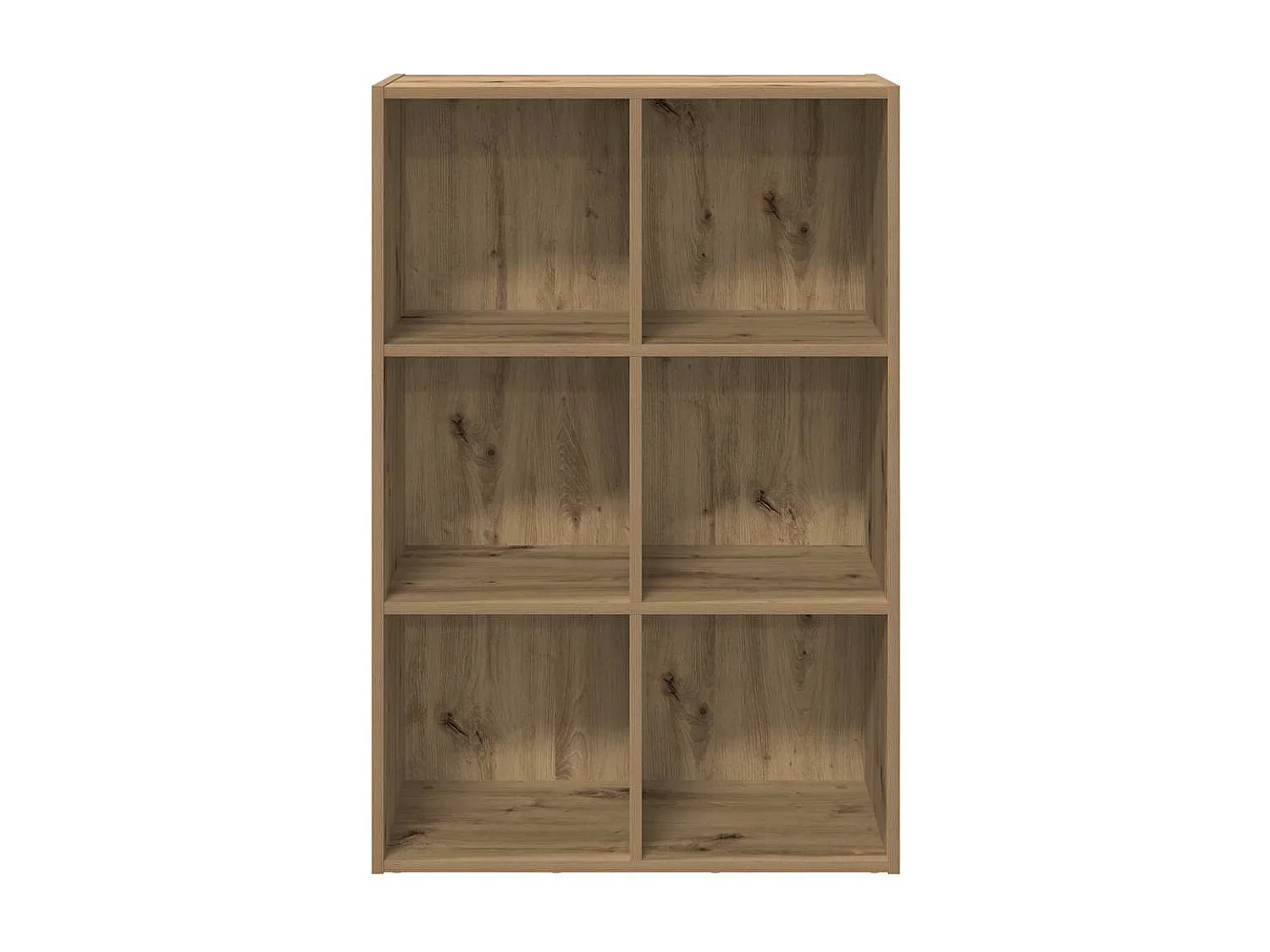 Bibliothèque/Buffet chêne artisanal 66x30x98 cm bois ingénierie