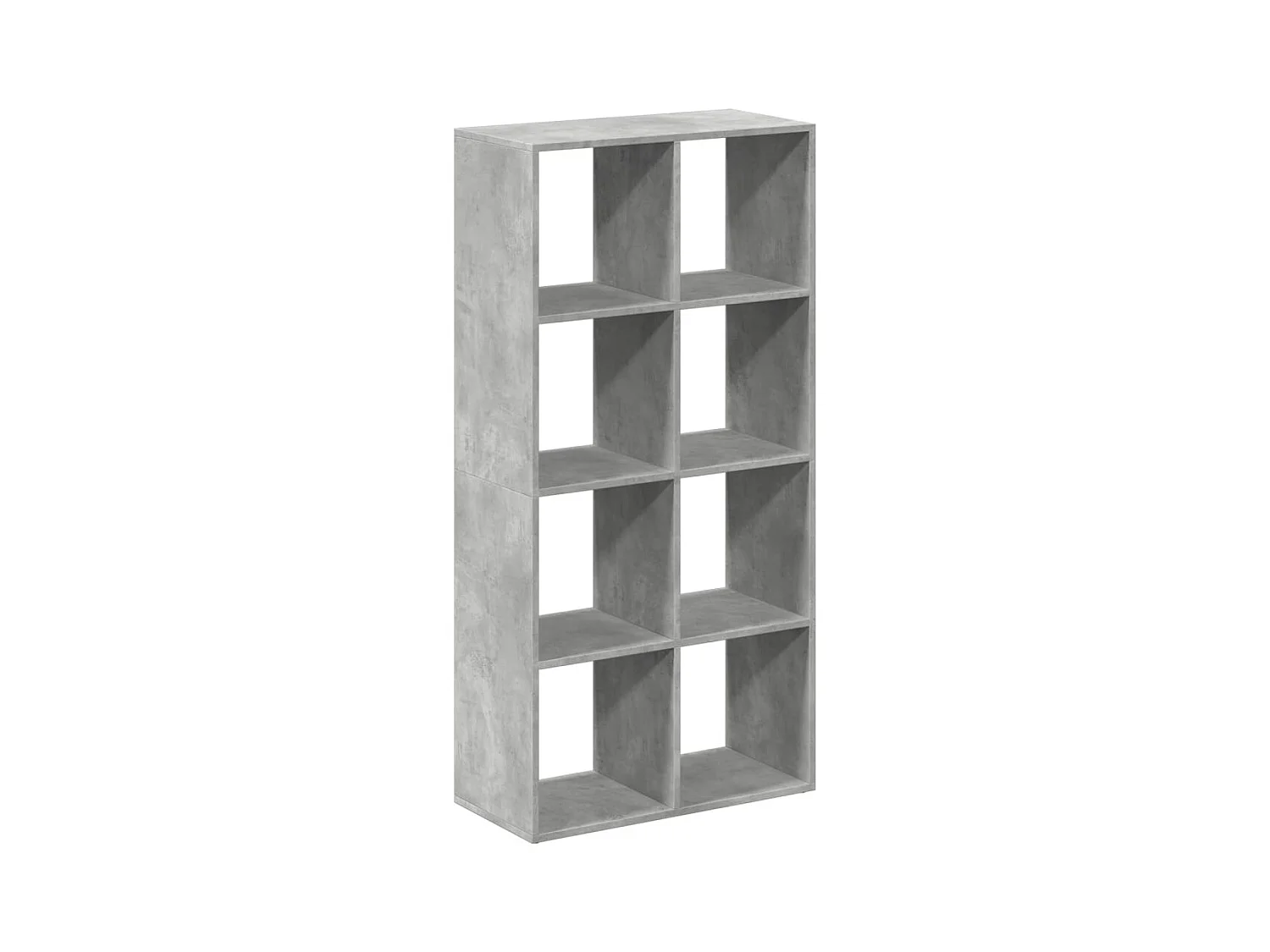 Betongrijze kamerverdelerplank 69,5x29x137,5 cm
