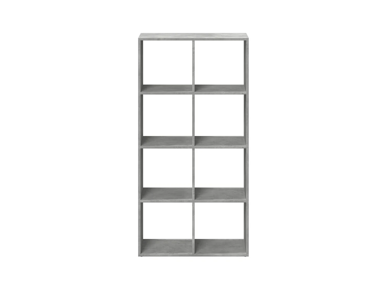 Betongrijze kamerverdelerplank 69,5x29x137,5 cm