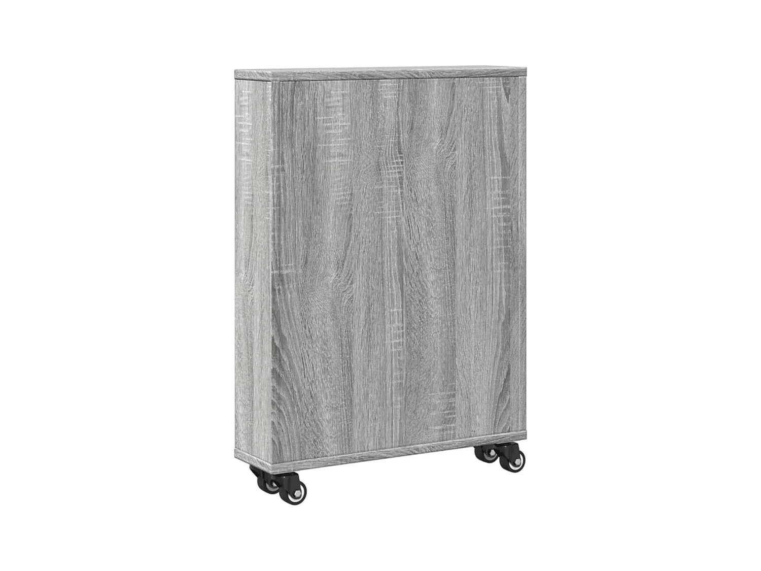 Sonoma Gray Engineered Wood smalle opbergwagen