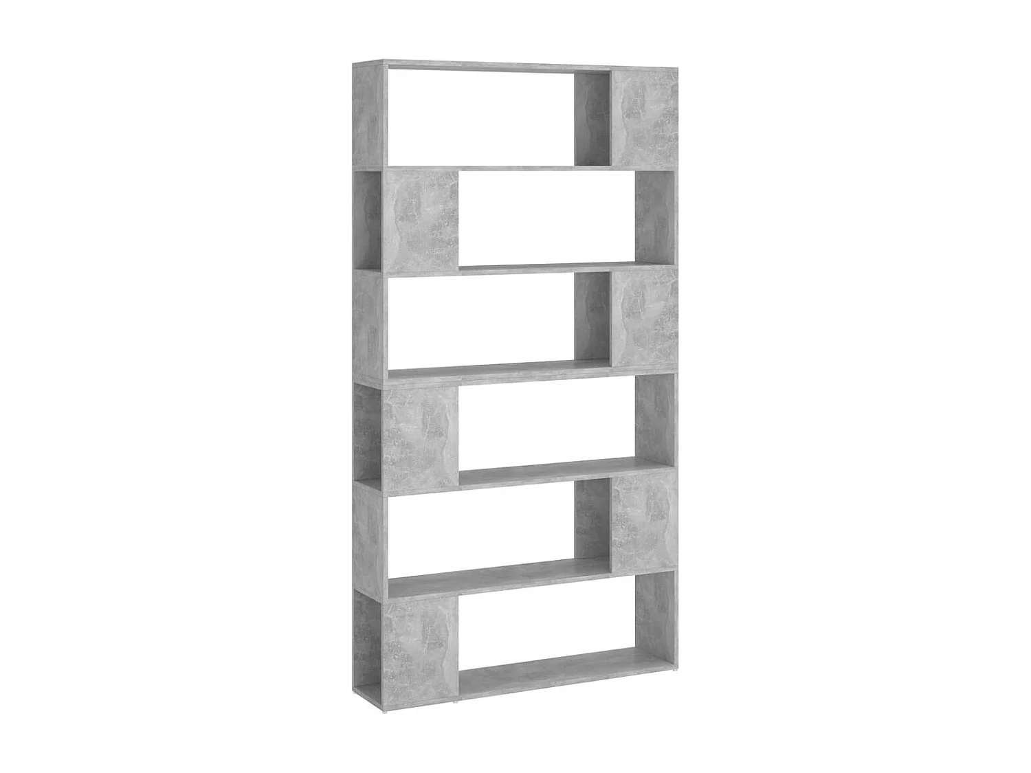 Libreria/Divisorio Grigio Cemento 100x24x188 cm