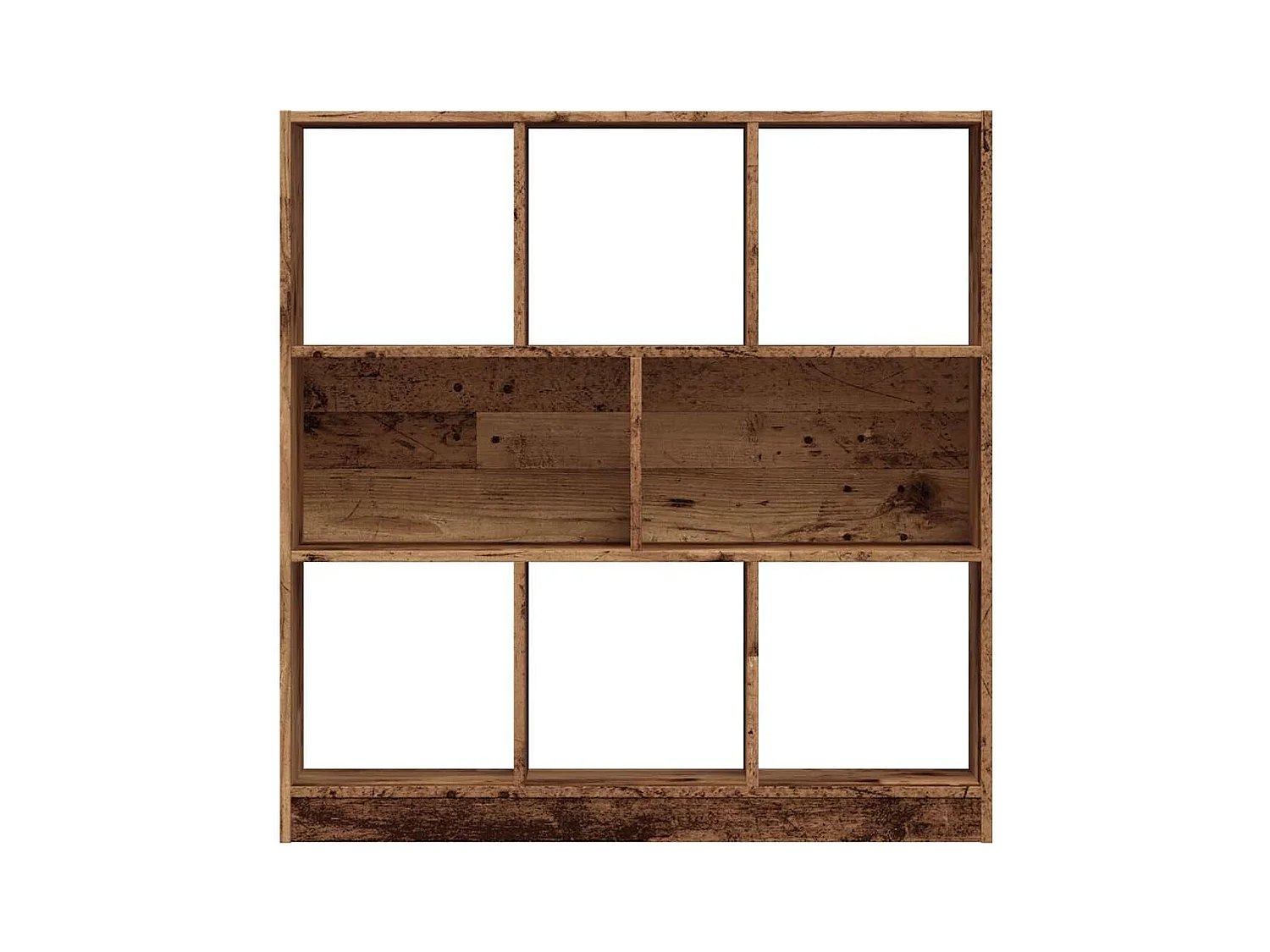 Bibliothèque vieux bois 97,5x29,5x100 cm bois d'ingénierie