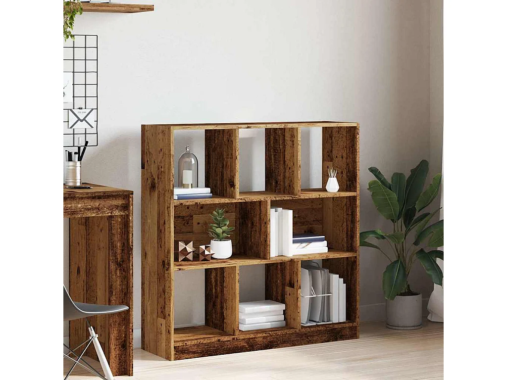 Librería de madera antigua 97,5x29,5x100 cm madera contrachapada