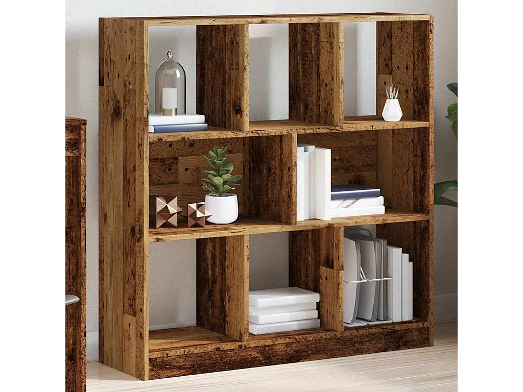 Librería de madera antigua 97,5x29,5x100 cm madera contrachapada