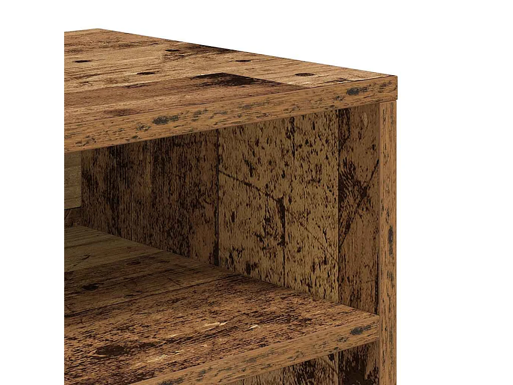 Altes Holz Bücherregal 66x31x80 cm Holzwerkstoff