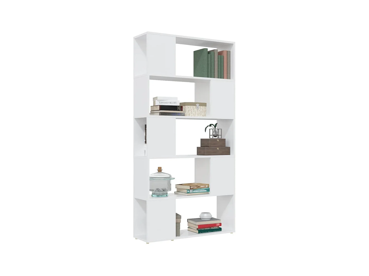 Bibliothèque/Séparateur de pièce Blanc 80x24x155 cm