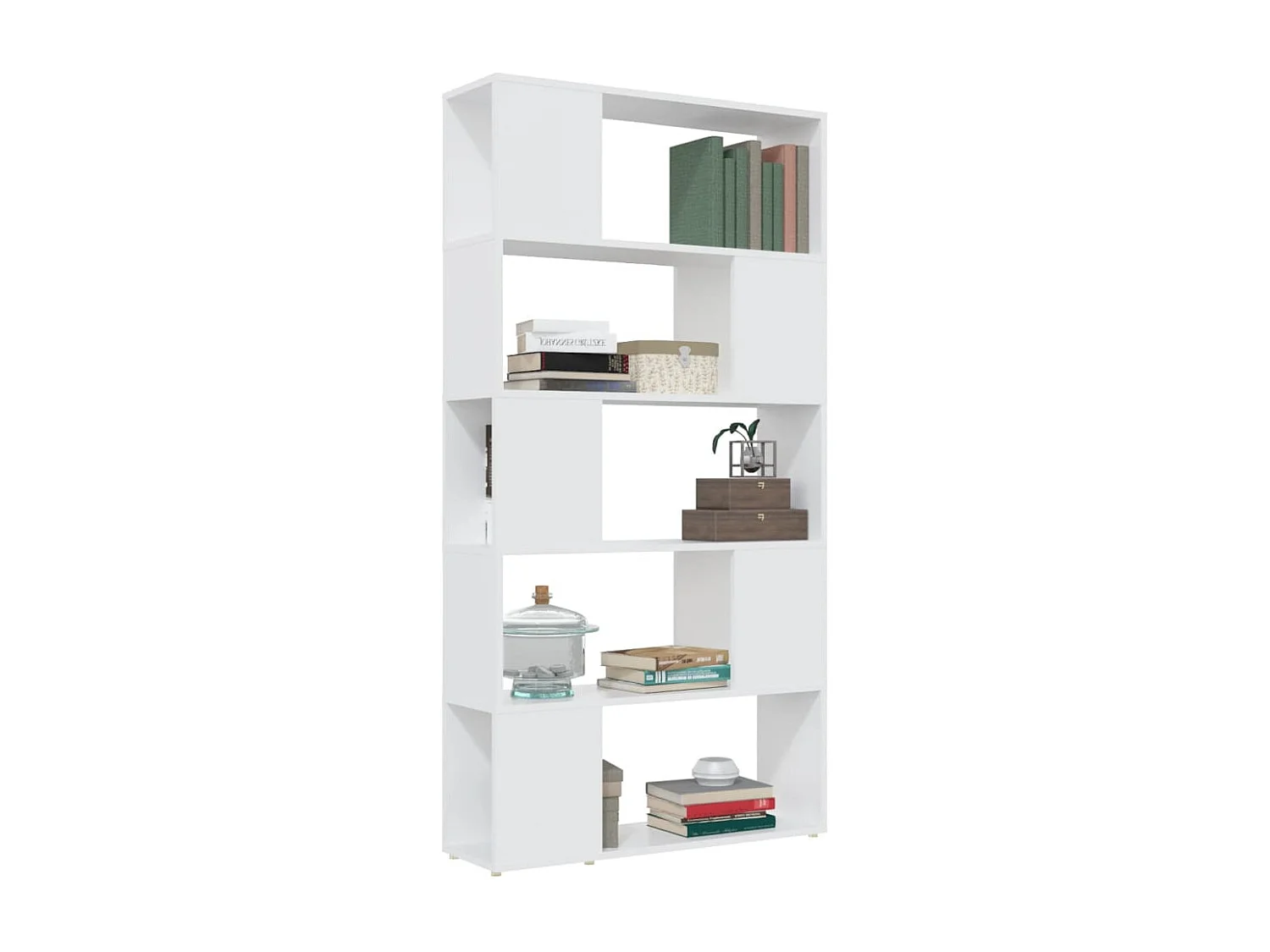 Bibliothèque/Séparateur de pièce Blanc 80x24x155 cm