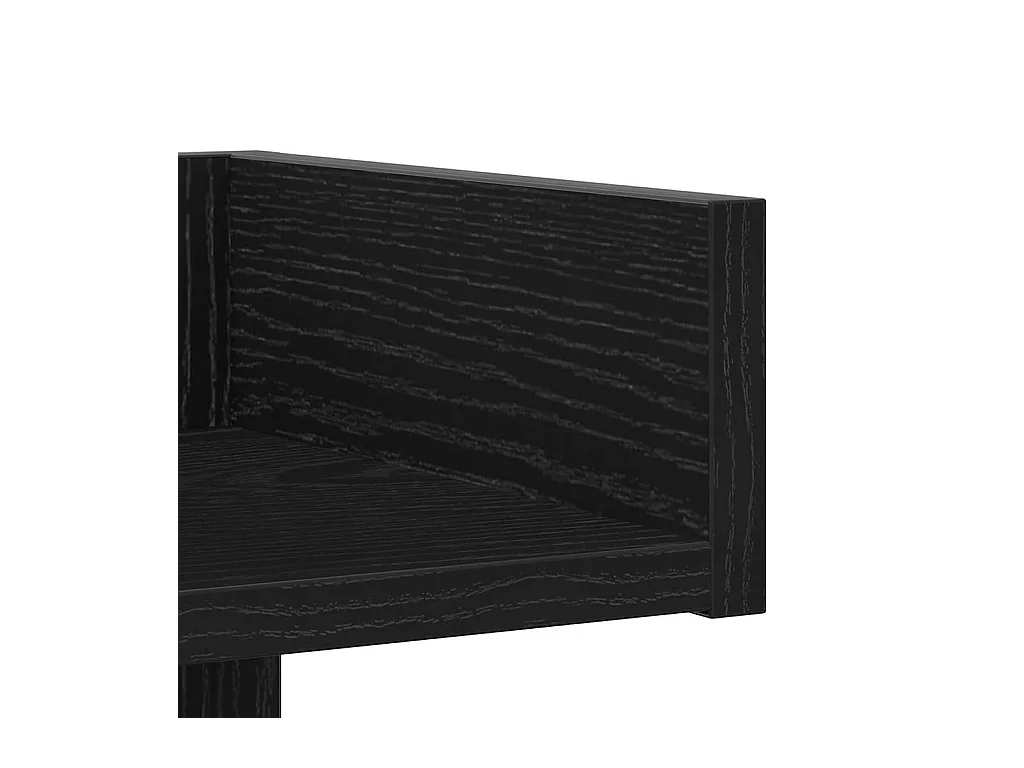 Bibliothèque en Chêne Noir 48x25,5x140 cm