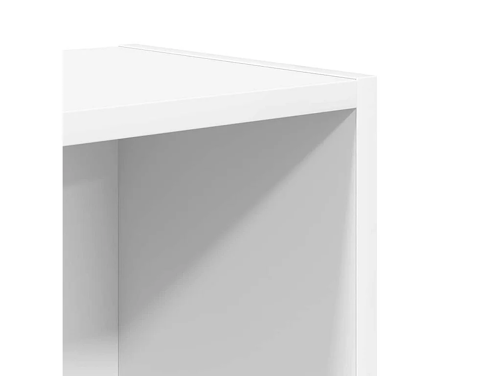 Libreria bianca 31x24x52 cm in legno ingegnerizzato