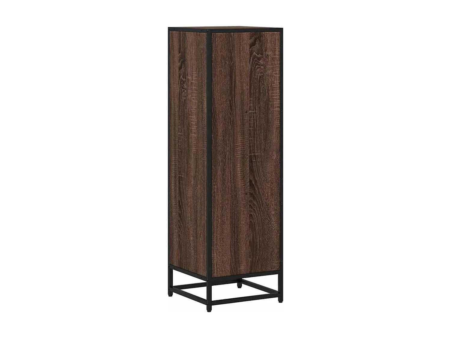 Bibliothèque chêne marron 33,5x33x107,5 cm bois d'ingénierie