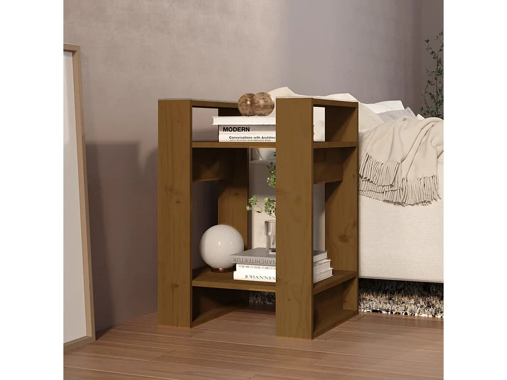 Libreria/Divisorio Marrone Miele 41x35x57 cm Pino