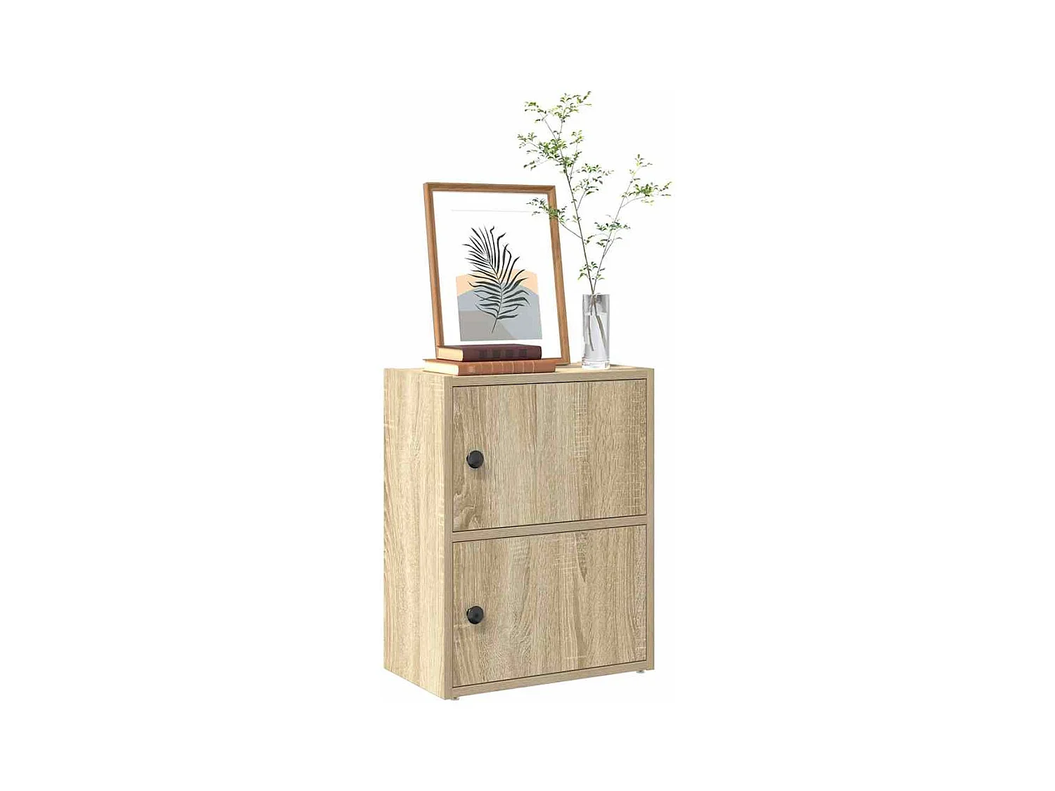 Bibliothèque chêne sonoma 40x24x52 cm bois d'ingénierie