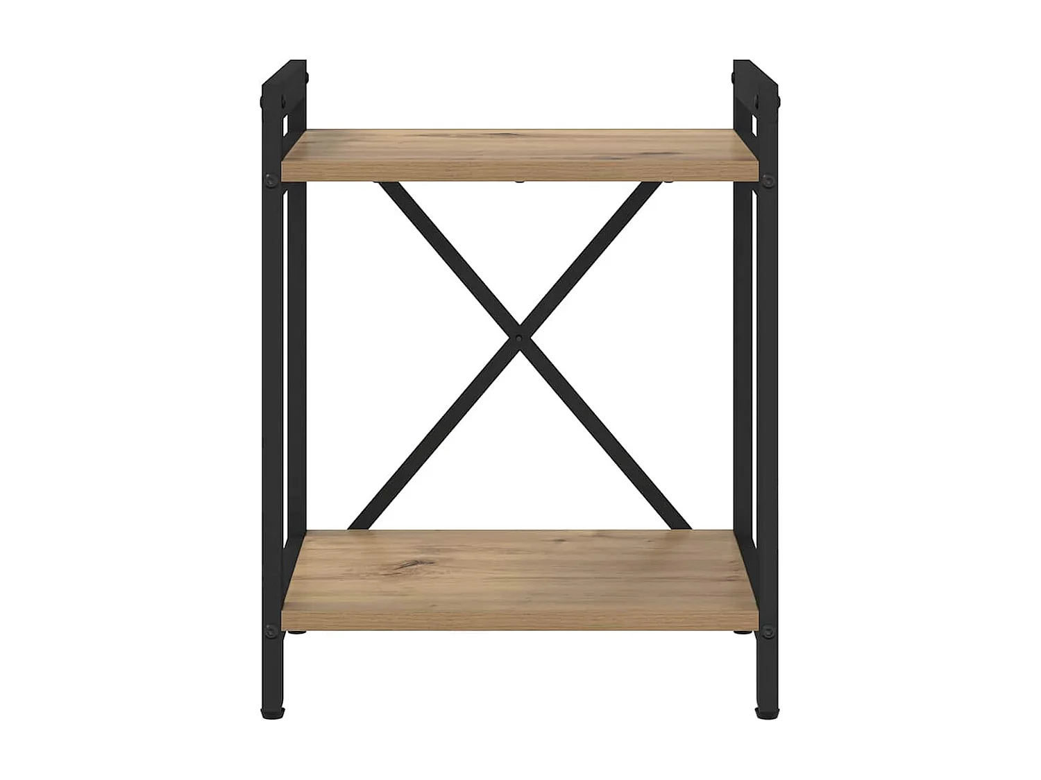 Handgemaakte eikenhouten boekenkast 40 x 30 x 48,5 cm