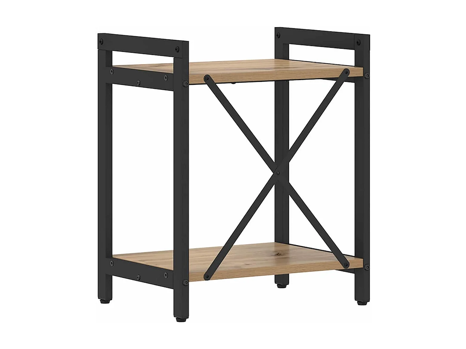 Handgemaakte eikenhouten boekenkast 40 x 30 x 48,5 cm