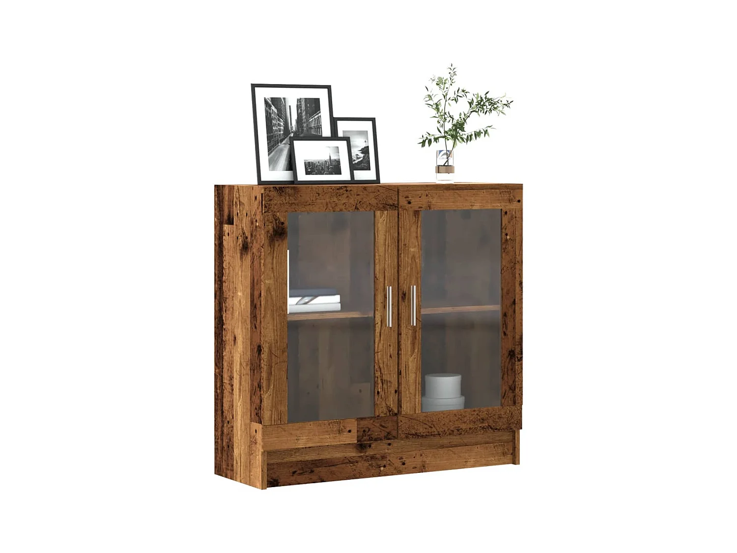 Meuble vieux bois 82,5x30,5x80 cm bois d'ingénierie