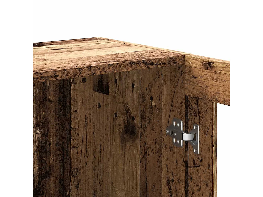 Meuble vieux bois 82,5x30,5x80 cm bois d'ingénierie