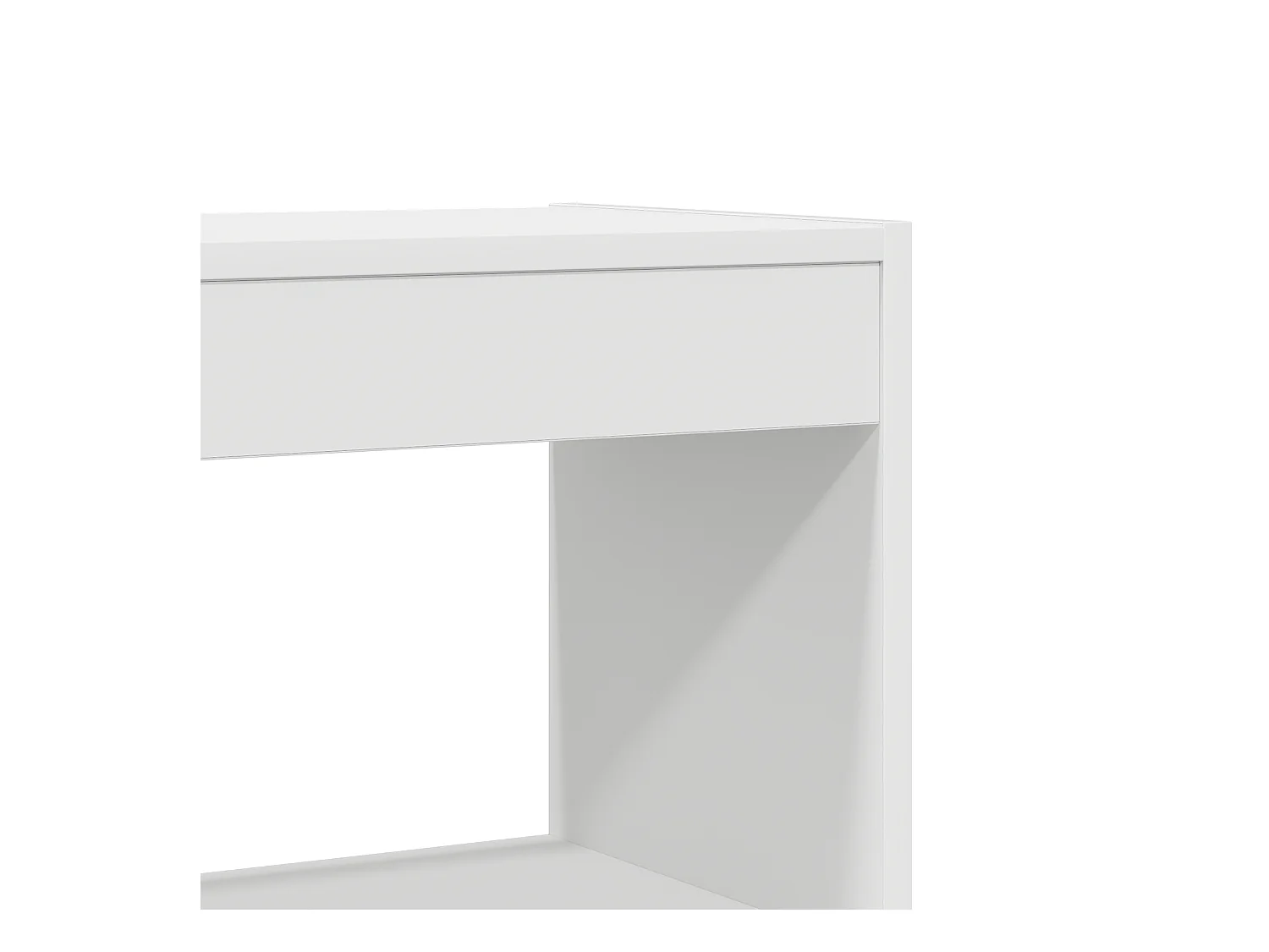 Bibliothèque blanche Bois d'ingénierie 100 x 30 x 198 cm Étagère