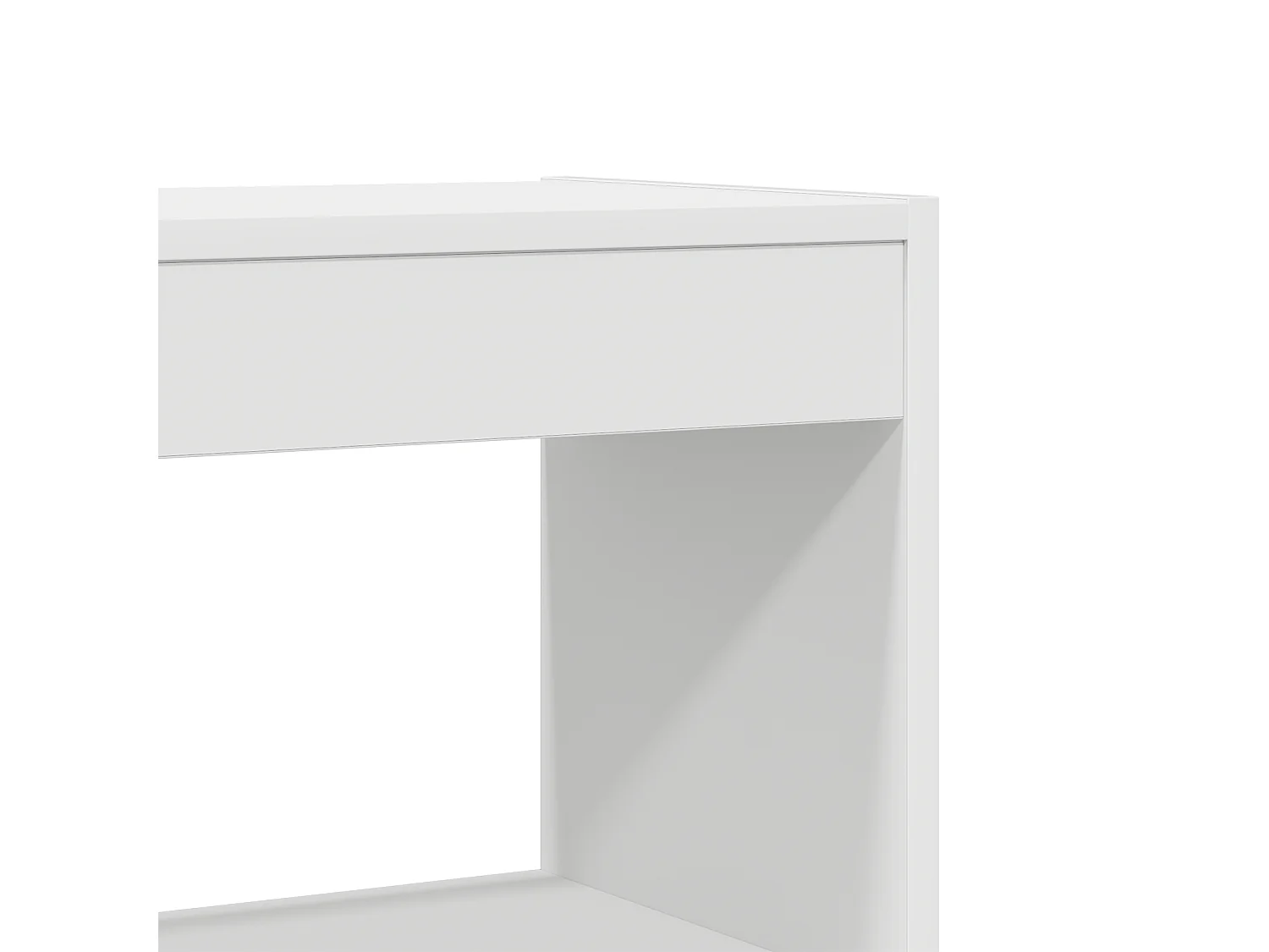 Bibliothèque blanche Bois d'ingénierie 100 x 30 x 198 cm Étagère