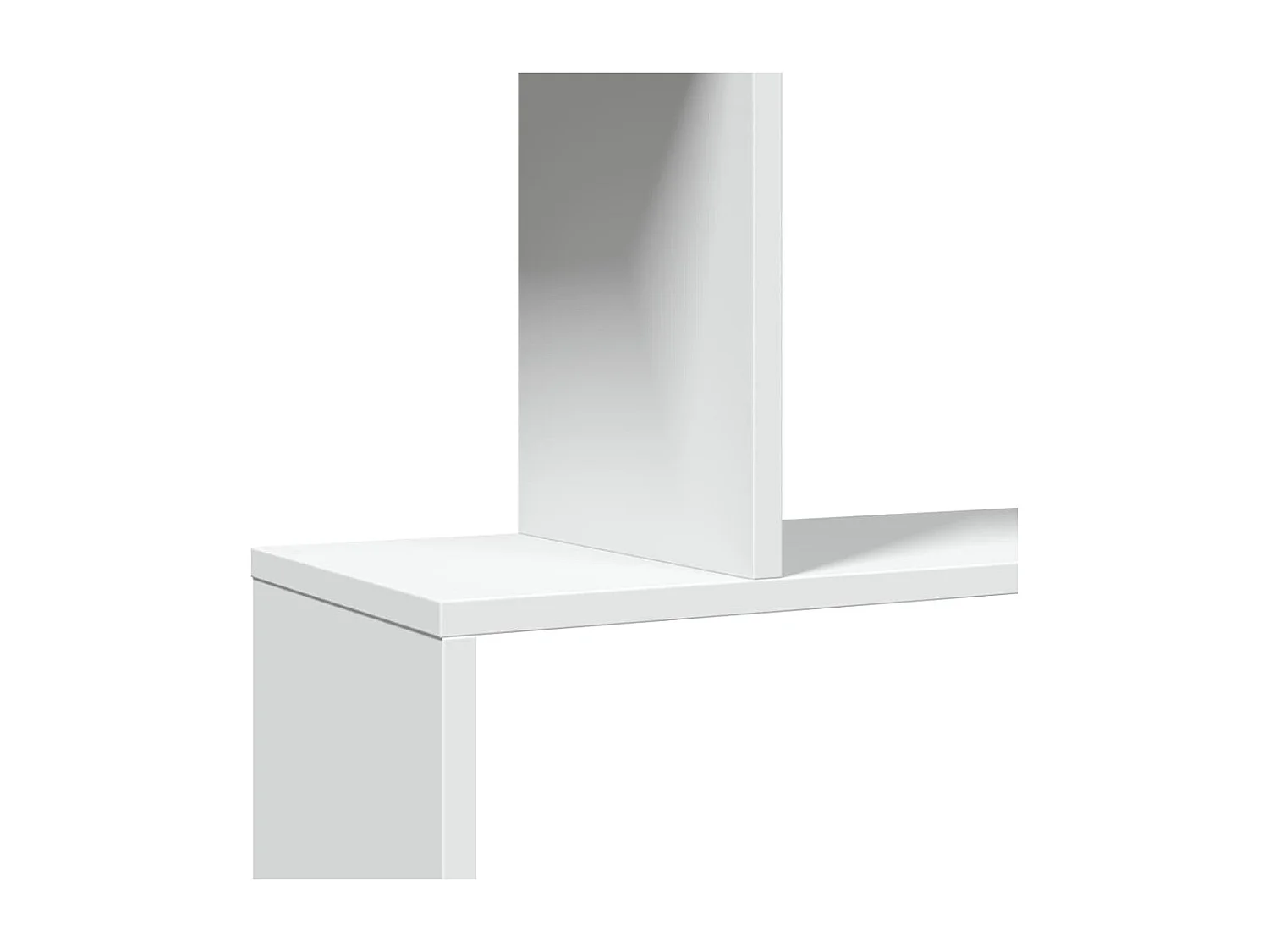 Scaffale divisorio a 3 ripiani bianco 70x24x97 cm