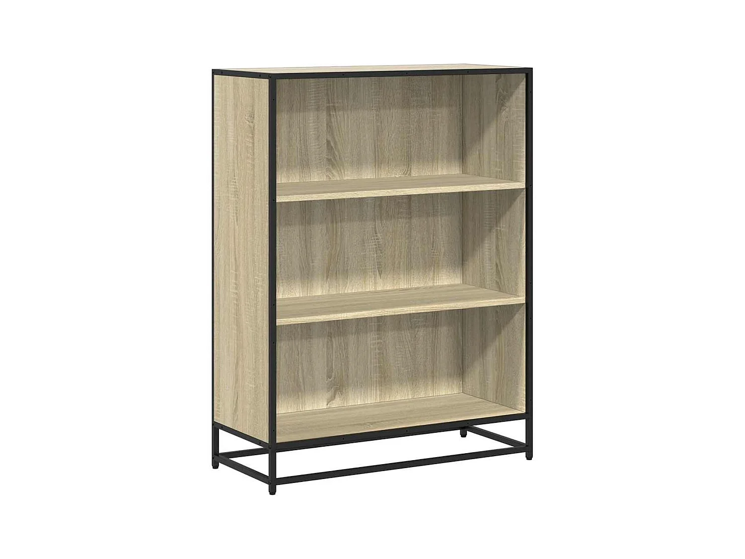 Bibliothèque chêne sonoma 80,5x35x107,5 cm bois d'ingénierie