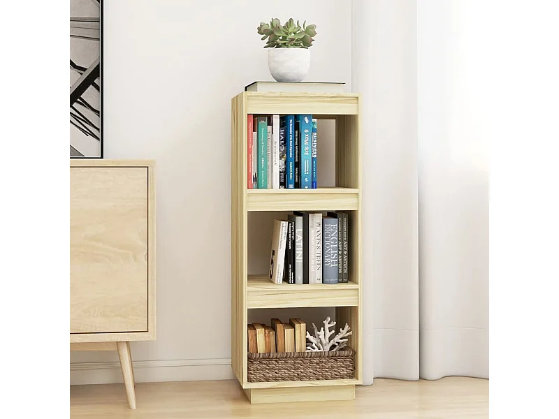 Bibliothèque/Séparateur de pièce 40x35x103 cm pin massif