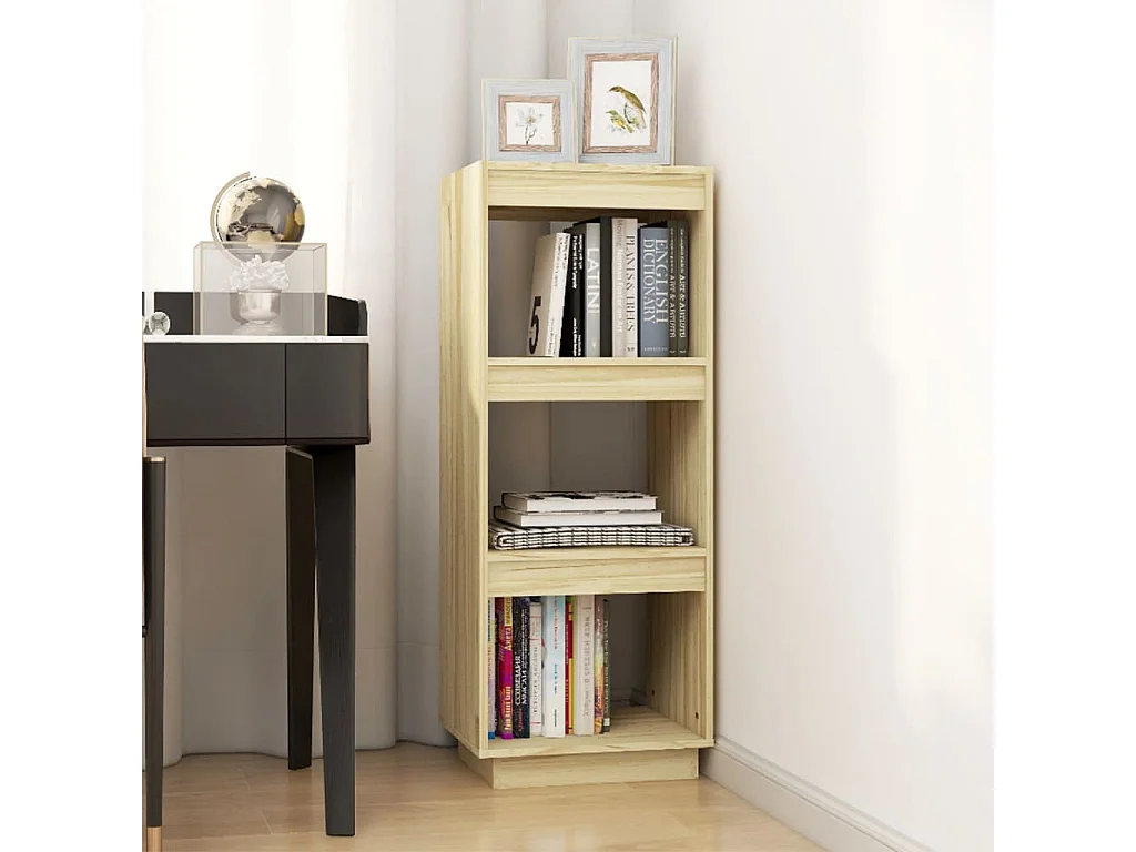 Bibliothèque/Séparateur de pièce 40x35x103 cm pin massif